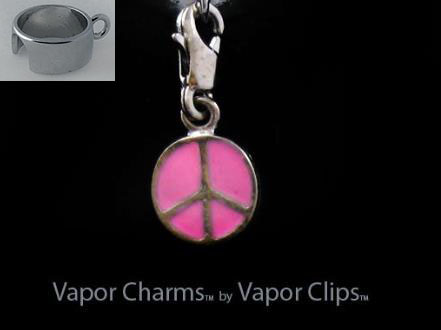 Charm Ring - Pink Peace Charm Ring - Pink Peace